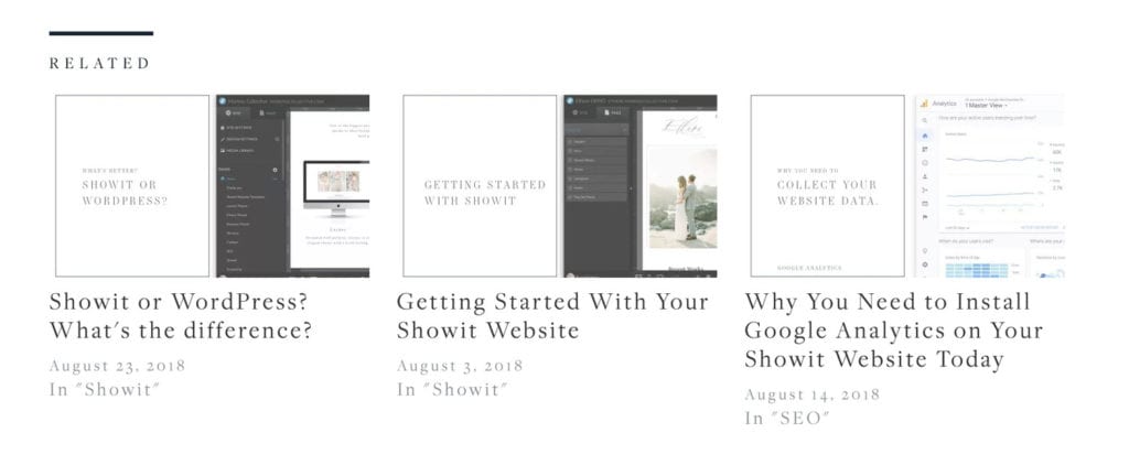 Related Post example in the Jetpack Plugin - Moreno Collective