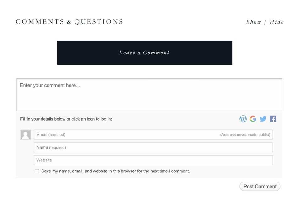 Jetpack Plugin comments are cleaner and more user friendly for SEO