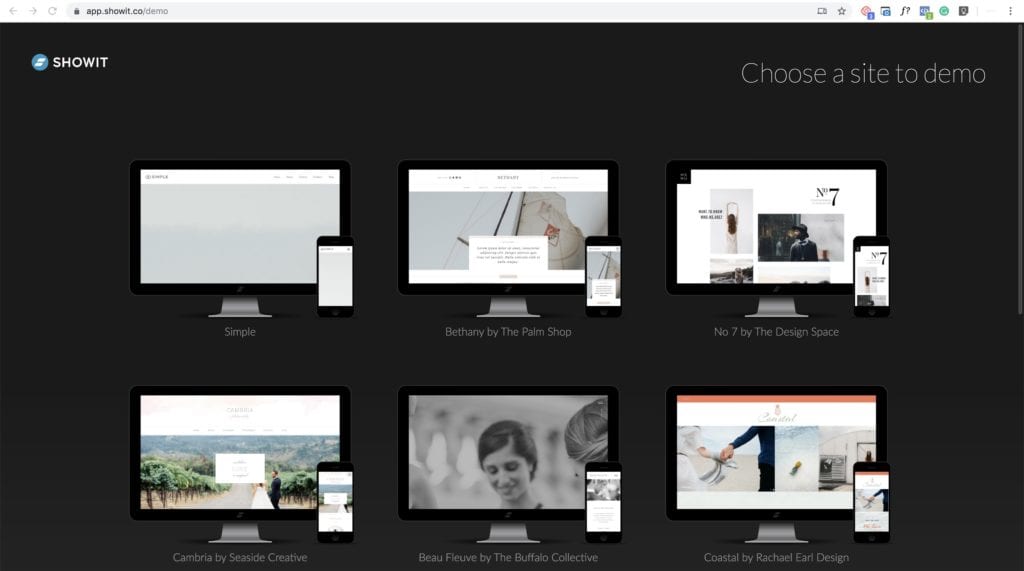 Showit Demo - Moreno Collective